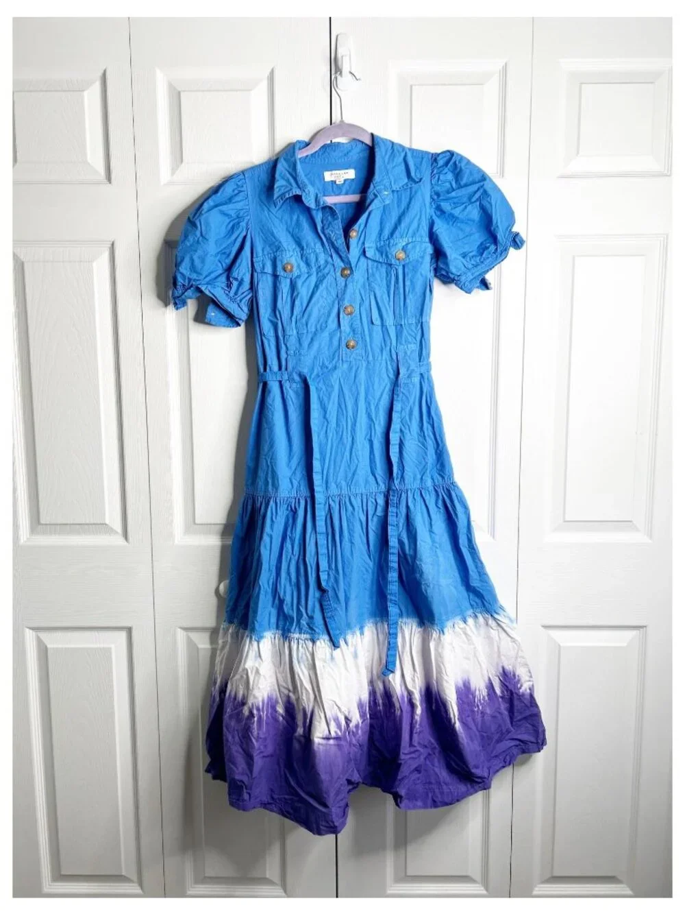 dip dye blue dress Debbie Katz Cassy Maxi Dress Dip Dye Women's Dress Beach Resort XS